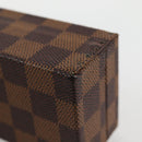 LOUIS VUITTON Damier Ebene Watch case Accessory Case LV Auth 135442V-14