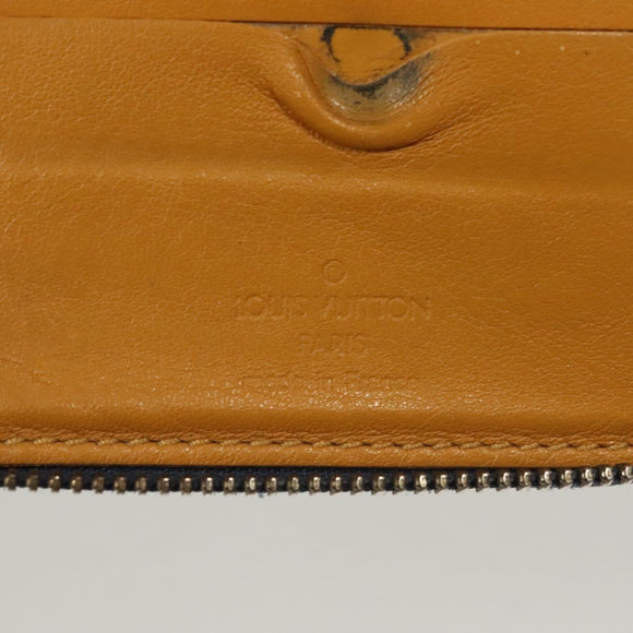 LOUIS VUITTON Monogram Denim Mini Zippy Wallet Wallet Blue M95342 LV Auth 135447