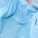 CHANEL New travel line Tote Bag Nylon Light Blue Silver CC Auth 135449-17