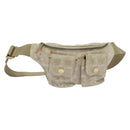 CHANEL New Travel Line Waist Bag Nylon Pink Gold CC Auth 135450-1