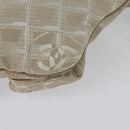 CHANEL New Travel Line Waist Bag Nylon Pink Gold CC Auth 135450-17