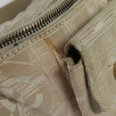 CHANEL New Travel Line Waist Bag Nylon Pink Gold CC Auth 135450-9