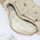 CHANEL New Travel Line Waist Bag Nylon Pink Gold CC Auth 135450-10