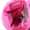 CHANEL Choco Bar Chain Shoulder Bag Suede Pink CC Auth 135452-20