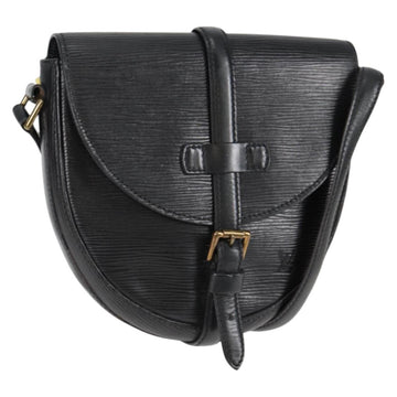 LOUIS VUITTON Epi Chantilly PM Shoulder Bag SPO Black LV Auth 135467V