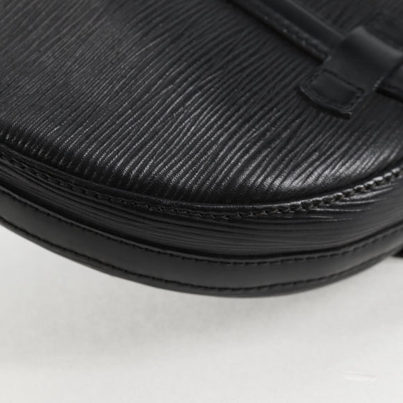 LOUIS VUITTON Epi Chantilly PM Shoulder Bag SPO Black LV Auth 135467V