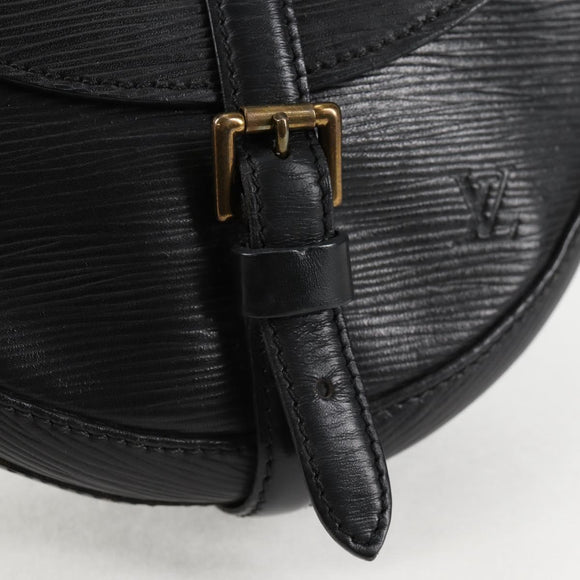LOUIS VUITTON Epi Chantilly PM Shoulder Bag SPO Black LV Auth 135467V