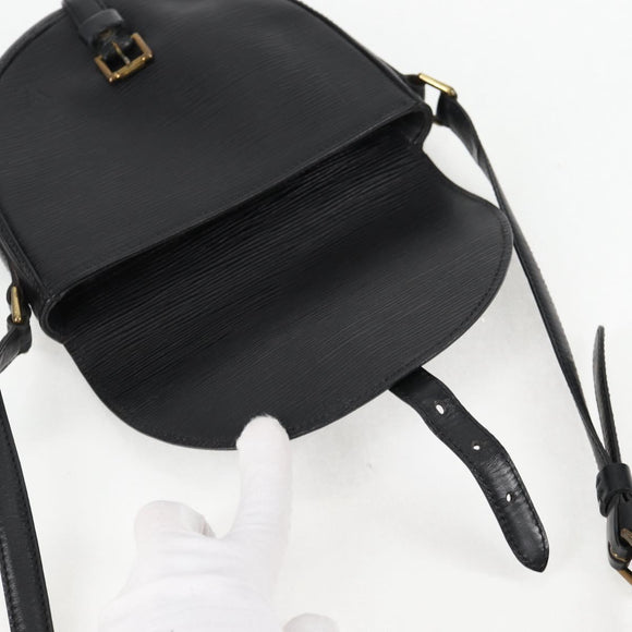 LOUIS VUITTON Epi Chantilly PM Shoulder Bag SPO Black LV Auth 135467V