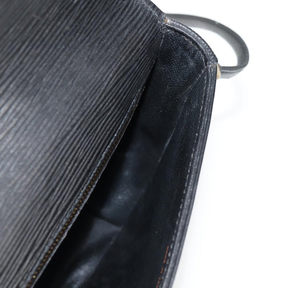 LOUIS VUITTON Epi Chantilly PM Shoulder Bag SPO Black LV Auth 135467V