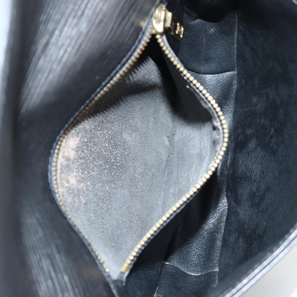 LOUIS VUITTON Epi Chantilly PM Shoulder Bag SPO Black LV Auth 135467V