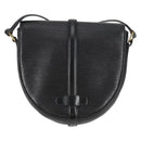 LOUIS VUITTON Epi Chantilly PM Shoulder Bag SPO Black LV Auth 135467V-2