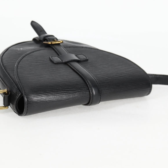 LOUIS VUITTON Epi Chantilly PM Shoulder Bag SPO Black LV Auth 135467V