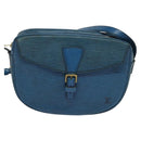 LOUIS VUITTON Epi June Feuille Shoulder Bag Blue M52155 LV Auth 135469-13