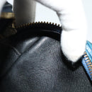 LOUIS VUITTON Epi June Feuille Shoulder Bag Blue M52155 LV Auth 135469-12