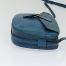 LOUIS VUITTON Epi June Feuille Shoulder Bag Blue M52155 LV Auth 135469-3
