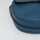LOUIS VUITTON Epi June Feuille Shoulder Bag Blue M52155 LV Auth 135469-14
