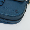 LOUIS VUITTON Epi June Feuille Shoulder Bag Blue M52155 LV Auth 135469-15