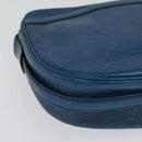 LOUIS VUITTON Epi June Feuille Shoulder Bag Blue M52155 LV Auth 135469-16