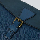 LOUIS VUITTON Epi June Feuille Shoulder Bag Blue M52155 LV Auth 135469-18