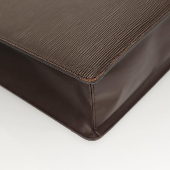 LOUIS VUITTON Epi Sac Plat Hand Bag Mocha M5908D LV Auth 135472