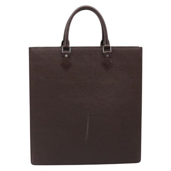 LOUIS VUITTON Epi Sac Plat Hand Bag Mocha M5908D LV Auth 135472