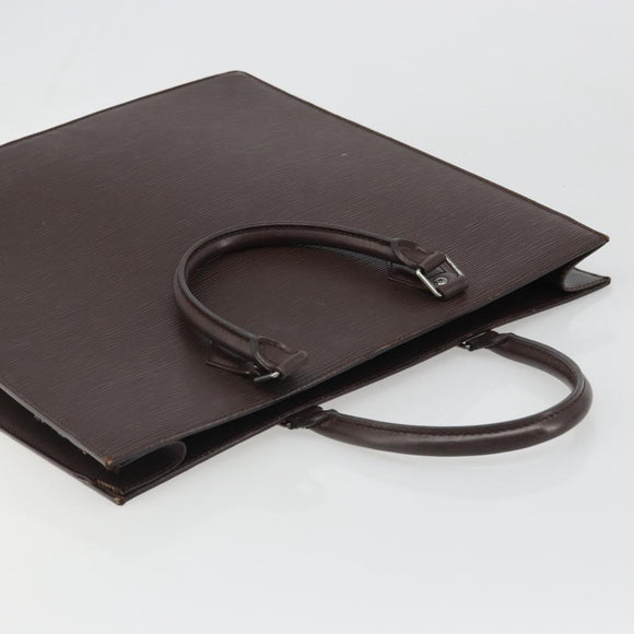 LOUIS VUITTON Epi Sac Plat Hand Bag Mocha M5908D LV Auth 135472