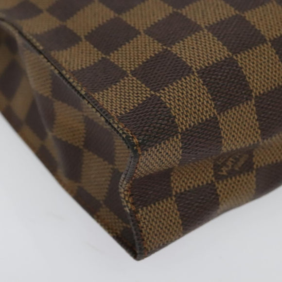 LOUIS VUITTON Damier Ebene Posh Toilette 26 Pouch N47543 LV Auth 135474