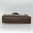 LOUIS VUITTON Damier Ebene Sac Plat Hand Bag N51140 LV Auth 135475-5