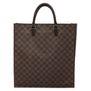 LOUIS VUITTON Damier Ebene Sac Plat Hand Bag N51140 LV Auth 135475-13