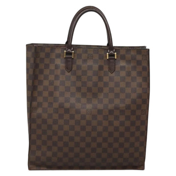 LOUIS VUITTON Damier Ebene Sac Plat Hand Bag N51140 LV Auth 135475 - 0