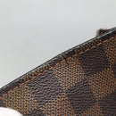 LOUIS VUITTON Damier Ebene Sac Plat Hand Bag N51140 LV Auth 135475-7