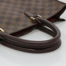 LOUIS VUITTON Damier Ebene Sac Plat Hand Bag N51140 LV Auth 135475-8