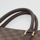 LOUIS VUITTON Damier Ebene Sac Plat Hand Bag N51140 LV Auth 135475-9