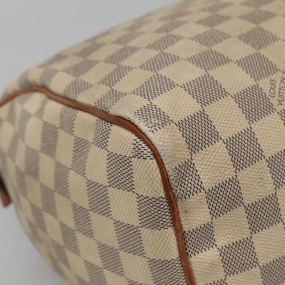 LOUIS VUITTON Damier Azur Speedy 30 Hand Bag N41533 LV Auth 135479