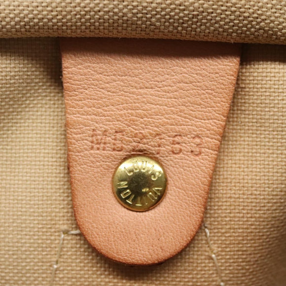 LOUIS VUITTON Damier Azur Speedy 30 Hand Bag N41533 LV Auth 135479