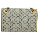 LOUIS VUITTON Monogram Mini Camille Chain Bag Blue M92002 LV Auth 135481-2