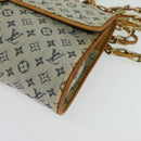 LOUIS VUITTON Monogram Mini Camille Chain Bag Blue M92002 LV Auth 135481-14