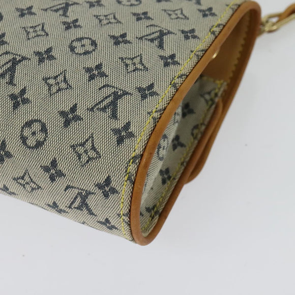 LOUIS VUITTON Monogram Mini Camille Chain Bag Blue M92002 LV Auth 135481