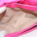 Miu Miu Shoulder Bag Sequin Pink Gold Auth 135485-11