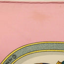 HERMES Carre 90 Scarf ""Qu importe le flacon"" Silk Pink Auth 135496-11