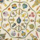 HERMES Carre 90 Scarf ""Qu importe le flacon"" Silk Pink Auth 135496-6