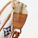 LOUIS VUITTON Monogram Multicolor Pochette Pouch White M92649 LV Auth 135504V-8