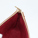 LOUIS VUITTON Monogram Multicolor Pochette Pouch White M92649 LV Auth 135504V-21