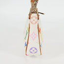 LOUIS VUITTON Monogram Multicolor Pochette Pouch White M92649 LV Auth 135504V-4