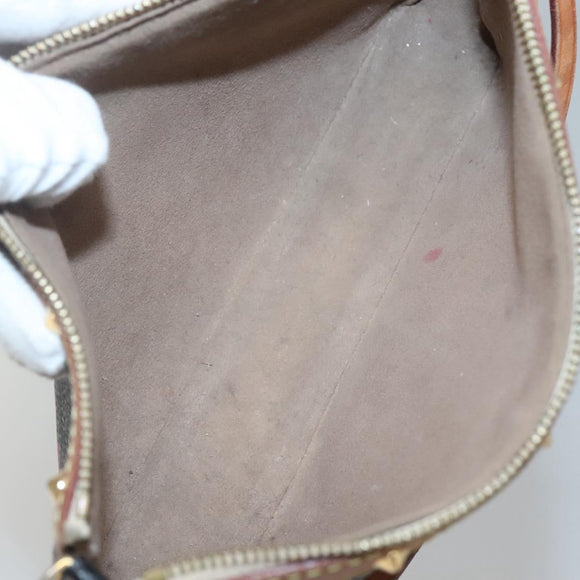 LOUIS VUITTON Monogram Multicolor Pochette Pouch Black M92648 LV Auth 135506