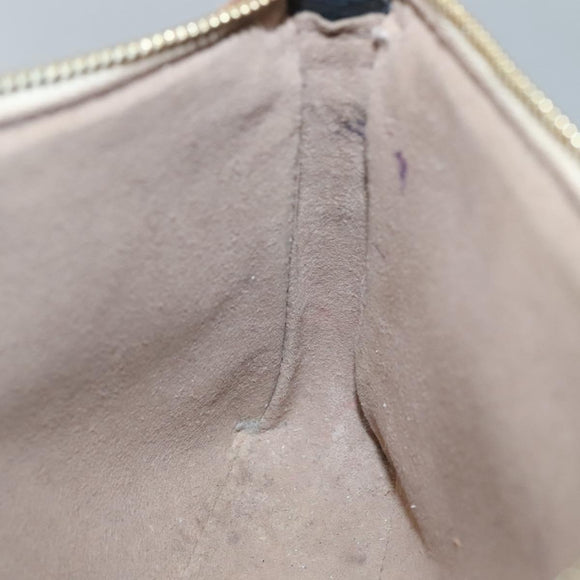 LOUIS VUITTON Monogram Multicolor Pochette Pouch Black M92648 LV Auth 135506