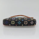 LOUIS VUITTON Monogram Multicolor Pochette Pouch Black M92648 LV Auth 135506-5