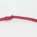 PRADA Chain Hand Bag Nylon 2way Pink Silver Auth 135510V-9