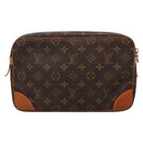 LOUIS VUITTON Monogram Compiegne 28 Clutch Bag M51845 LV Auth 135528-3