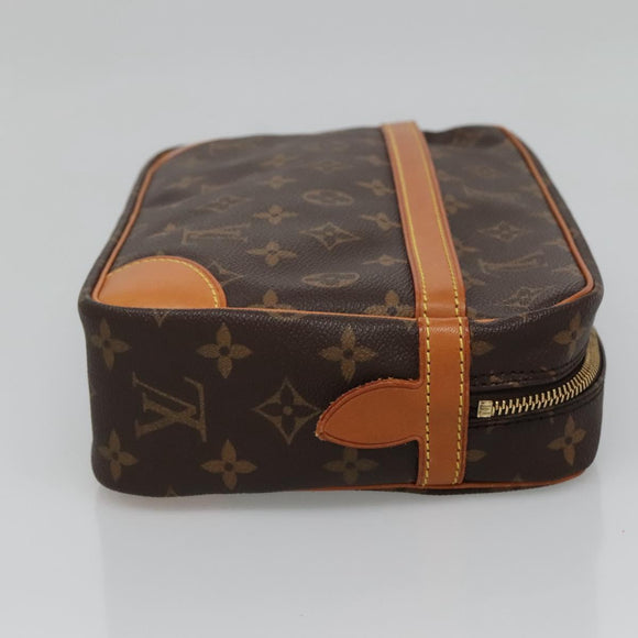 LOUIS VUITTON Monogram Compiegne 28 Clutch Bag M51845 LV Auth 135528